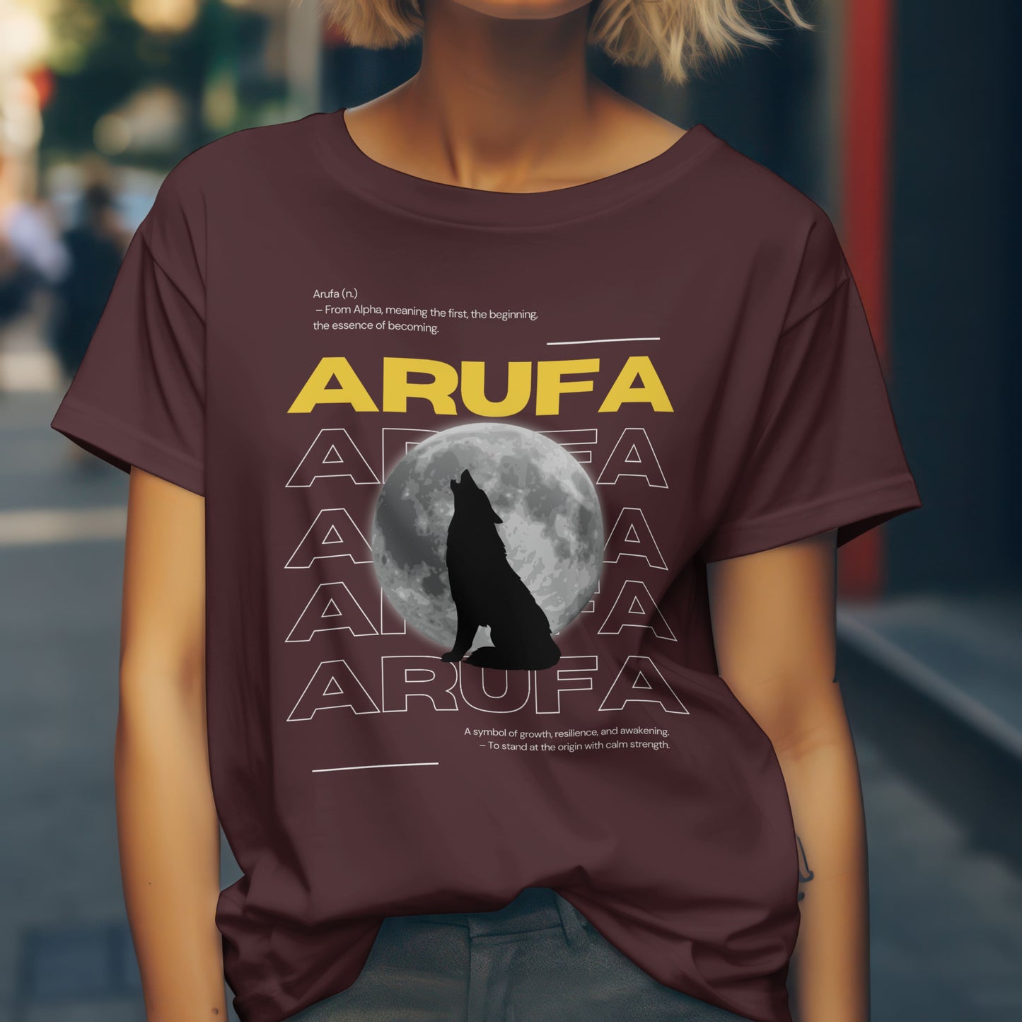 Symbol of Awakening Terry Oversized T-Shirt