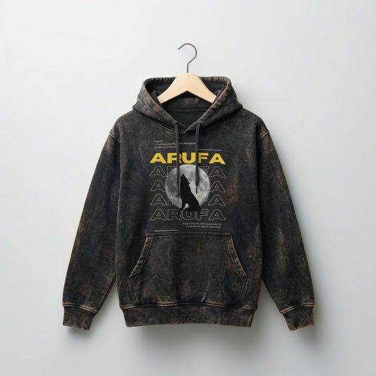 Symbol of Awakening Acid Washed Hoodie