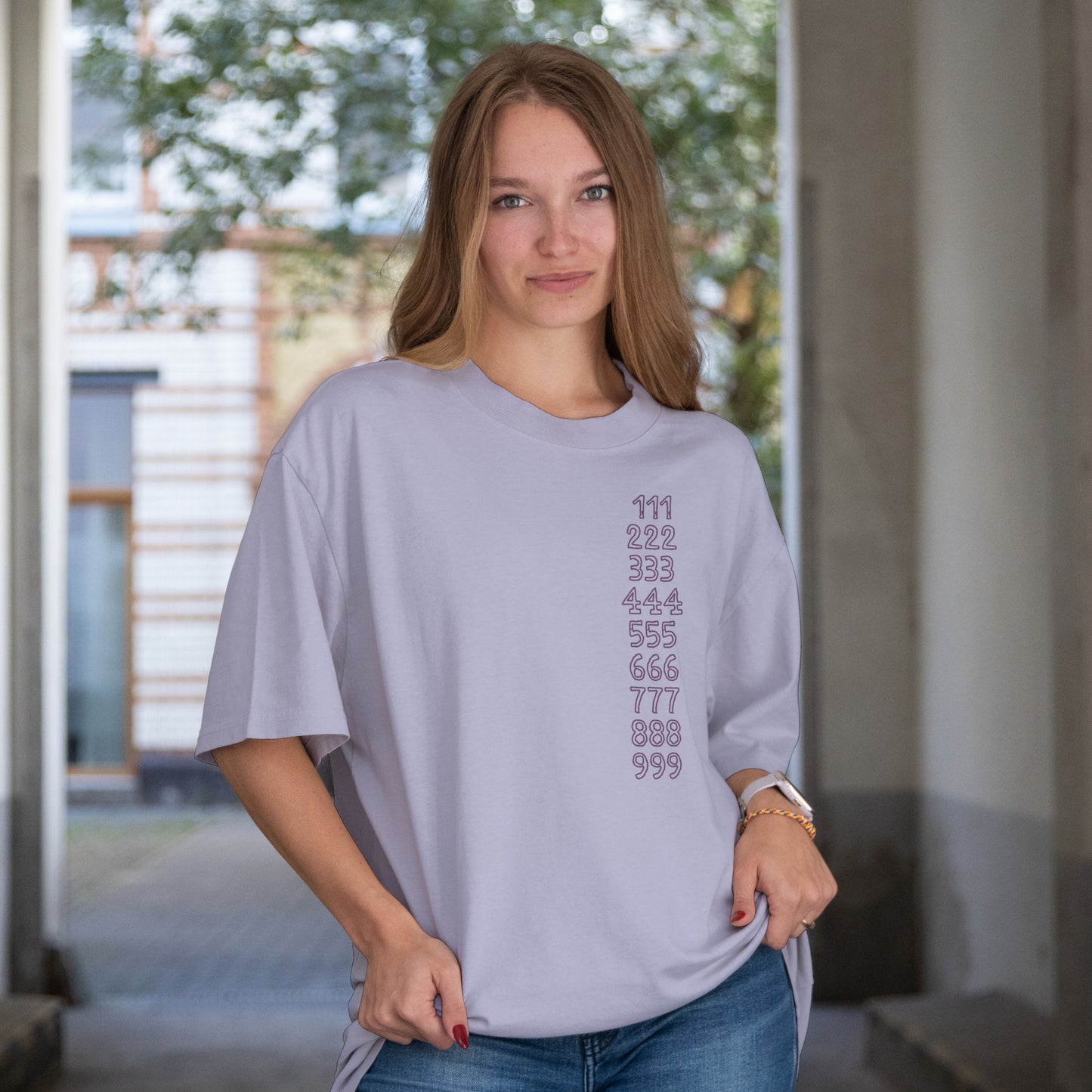 Zodiac & Angel Numbers Terry Oversized T-Shirt