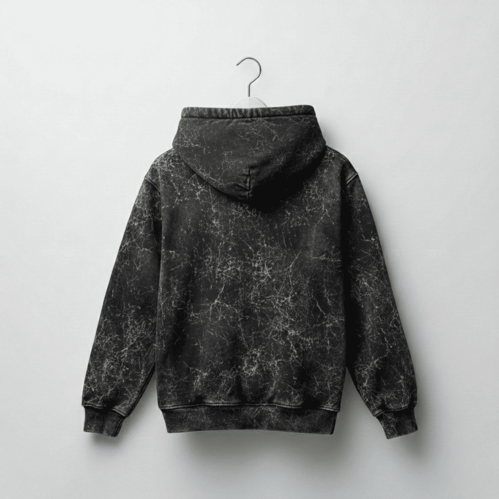 Solid Acid Washed Hoodie