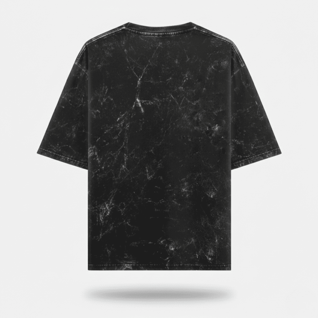 Solid Acid Washed Oversized T-Shirt