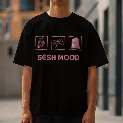 Chill Night Graphic Oversized Classic T-Shirt