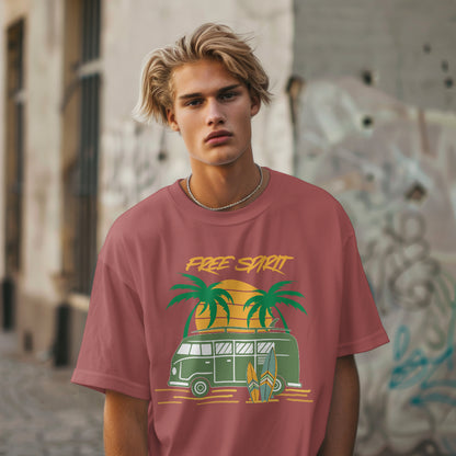 Retro Van Oversized Classic T-Shirt