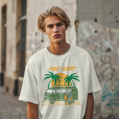 Retro Van Oversized Classic T-Shirt