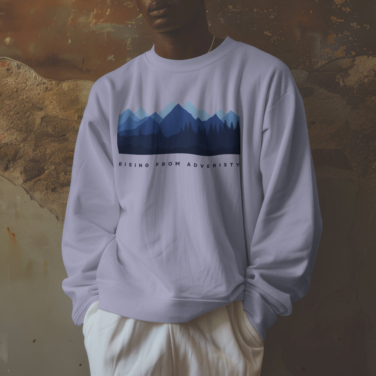 Rising From Adversity Loose Fit Sweatshirt