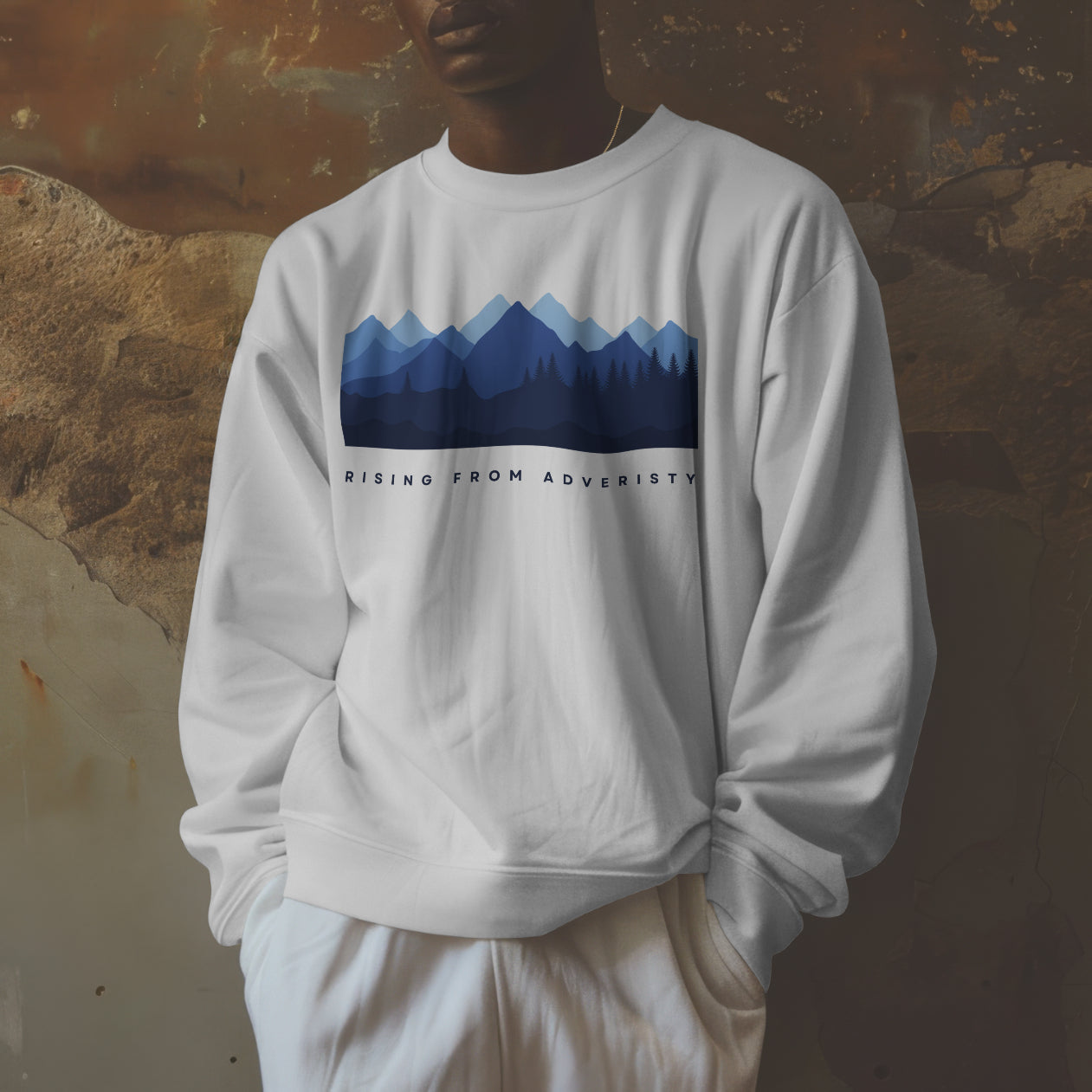 Rising From Adversity Loose Fit Sweatshirt