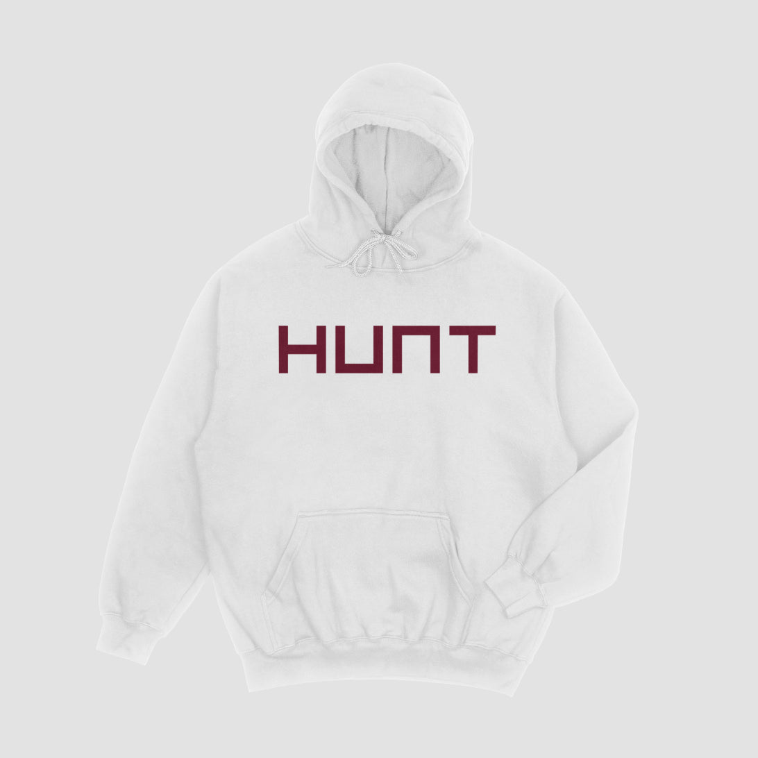 HUNT Tribal Wolf Emblem Loose Fit Hoodie