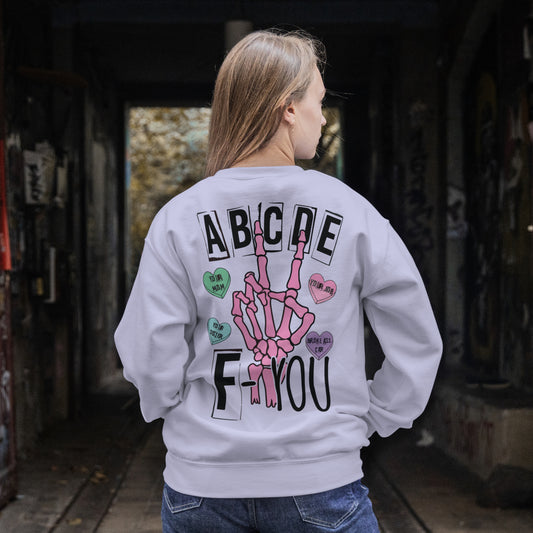 ABCDEF–YOU Loose Fit Sweatshirt
