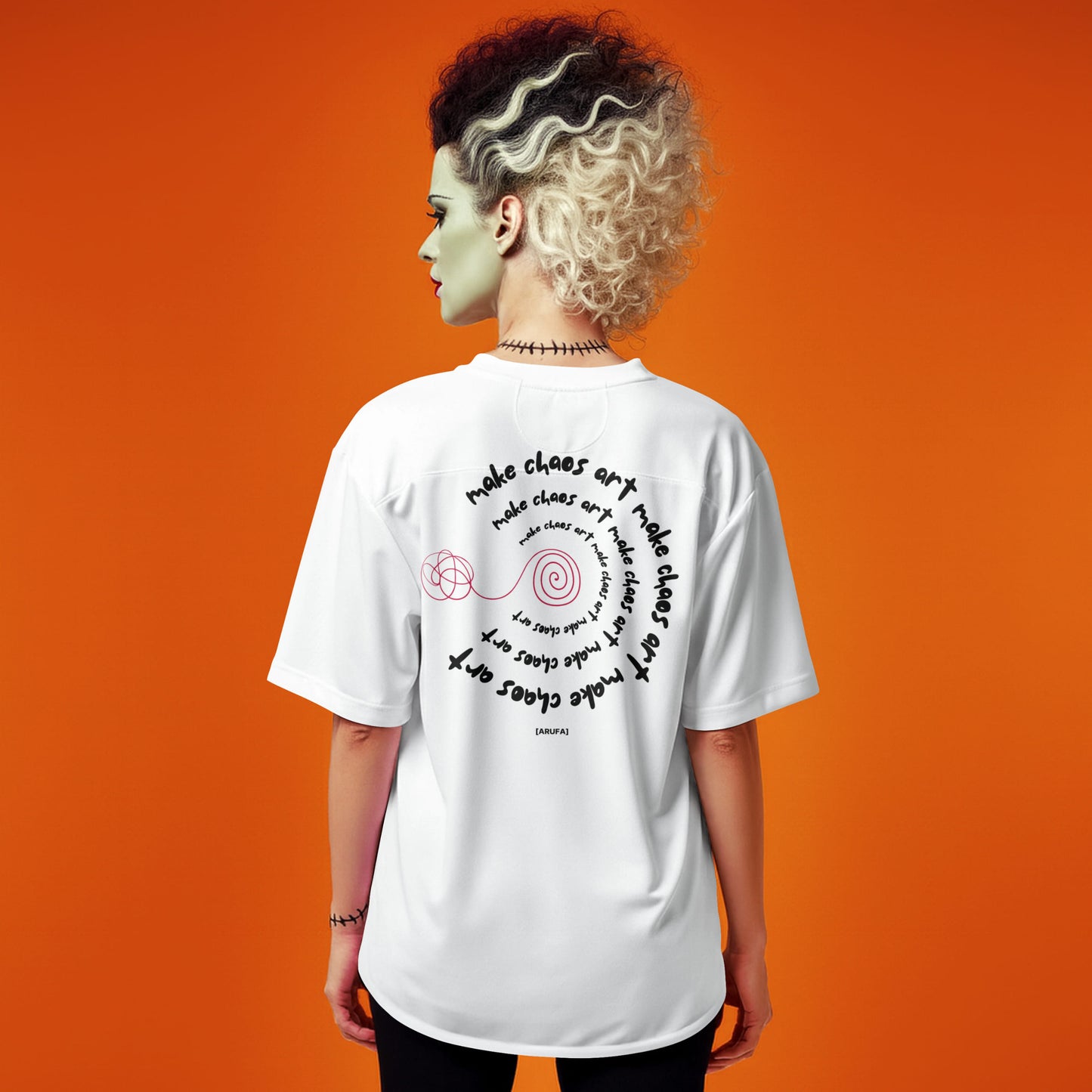 Make Chaos Art Terry Oversized T-Shirt