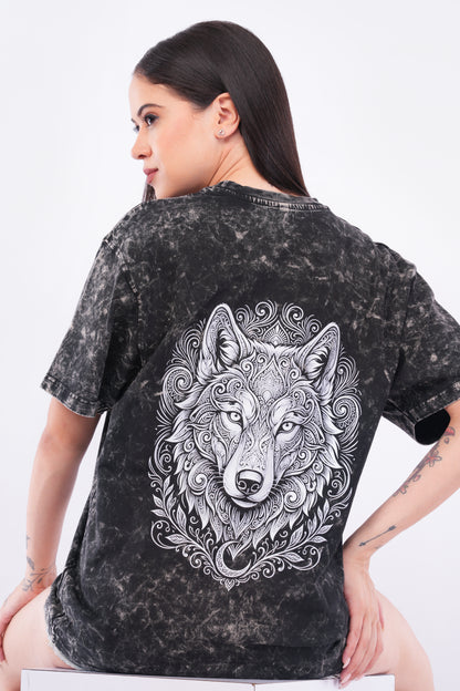 Kingdom Acid Wash Oversized T-Shirt