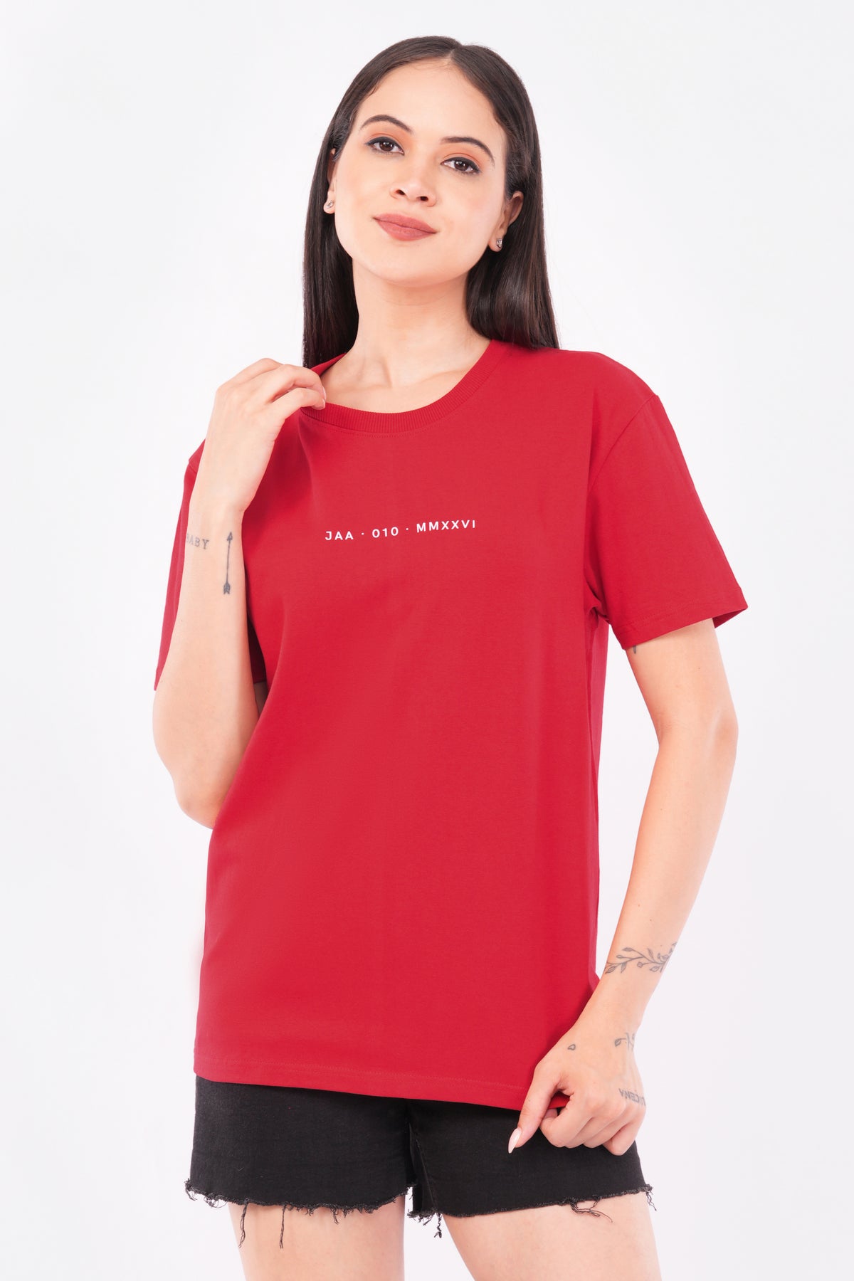 Jaali Cotton Stretch T-Shirt
