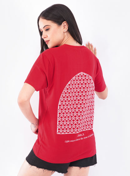 Jaali Cotton Stretch T-Shirt