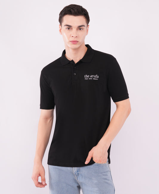 Arufa Cotton Polo — Dark