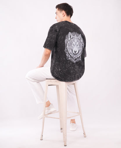 Kingdom Acid Wash Oversized T-Shirt