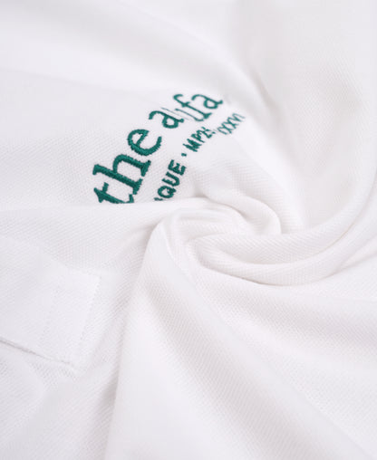 Arufa Cotton Polo — White