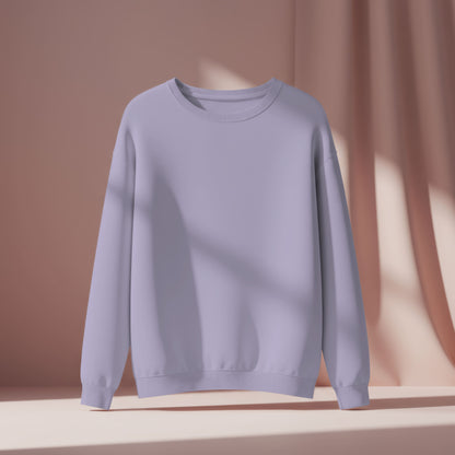 Solid Loose Fit Sweatshirt